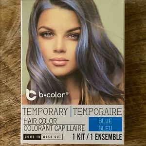 NIB  b-color Temporary Hair Color Kit Blue 💙 Comb in Wash out